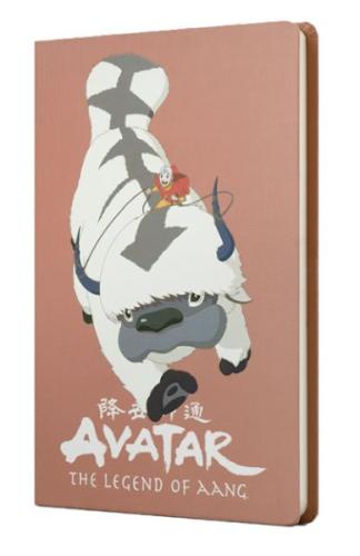 Kurye Kitabevi - Avatar Appa ve Aang Sert Kapak Butik Defter Puce Reng