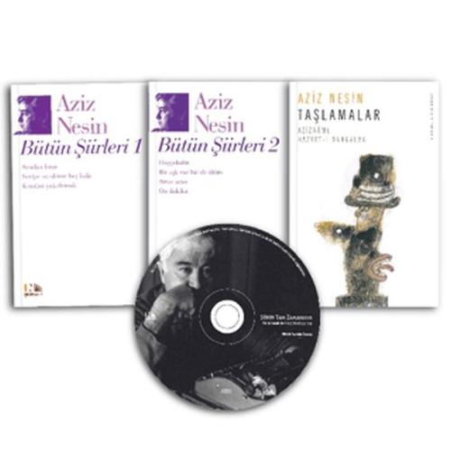 Kurye Kitabevi - Aziz Nesin'den Şiirler: 3 Kitap 1 CD