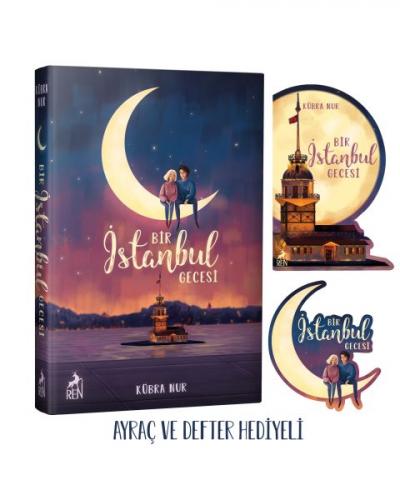 Kurye Kitabevi - Bir İstanbul Gecesi (Ciltli) Ayraç ve Defter Hediyeli
