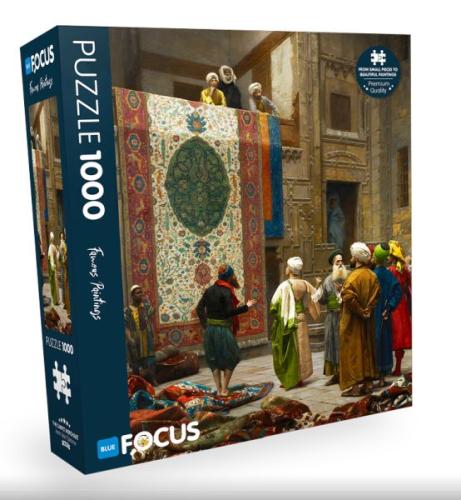 Kurye Kitabevi - Blue Focus 1000 Parça - The Carpet Merchant (Halı Tüc