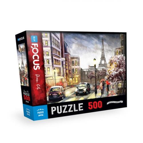Kurye Kitabevi - Blue Focus Paris - Puzzle 500 Parça
