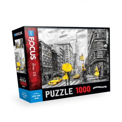 Kurye Kitabevi - Blue Focus Puzzle New York 1000 Parça