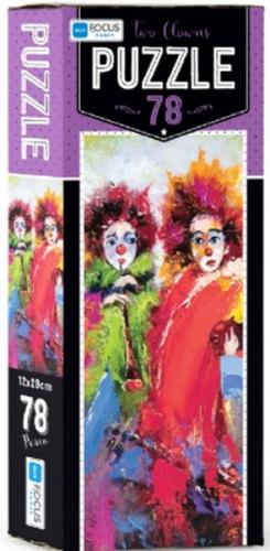 Kurye Kitabevi - Blue Focus Two Clowns Puzzle 78 Parça