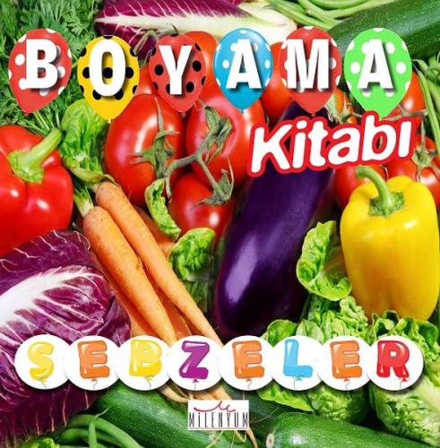 Kurye Kitabevi - Boyama Kitabı-Sebzeler