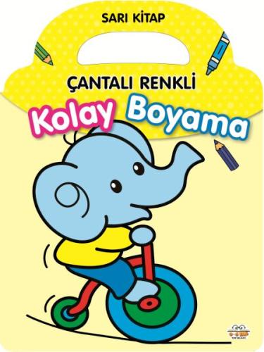 Kurye Kitabevi - Çantalı Renkli Kolay Boyama- Sarı Kitap