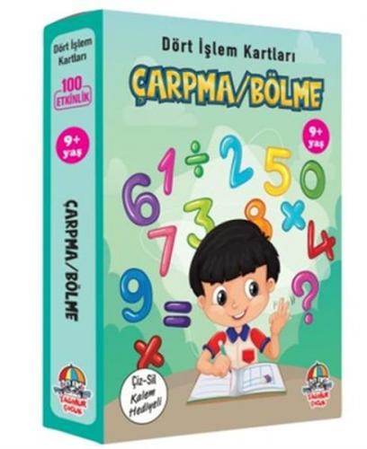 Kurye Kitabevi - Dört İşlem Kartları-Çarpma-Bölme 9+ Yaş