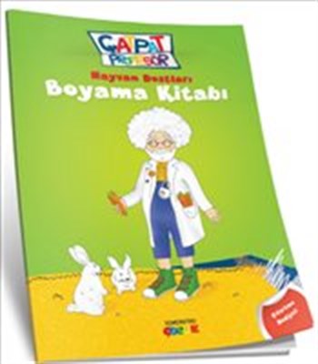 Kurye Kitabevi - Çatpat Profesör Hayvan Dostları Boyama Kitabı