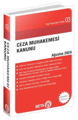 Kurye Kitabevi - Cep Kanunları Serisi 03 - Ceza Muhakemesi Kanunu (Cep