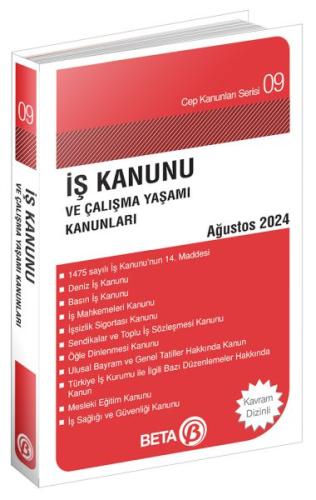 Kurye Kitabevi - Cep Kanunları Serisi 09 - İş Kanunu ve Çalışma Yaşamı