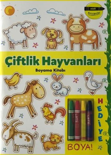 Kurye Kitabevi - Çiftlik Hayvanları Boyama Kitabı - Minik Ressamlar