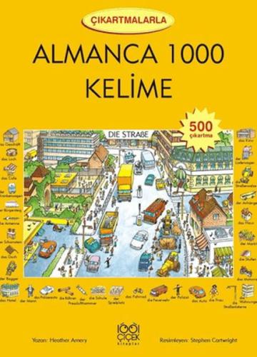 Kurye Kitabevi - Çıkartmalarla Almanca 1000 Kelime