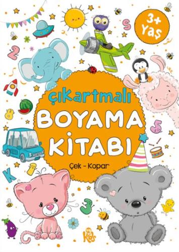 Kurye Kitabevi - Çıkartmalı Boyama Kitabı - 3 Yaş +