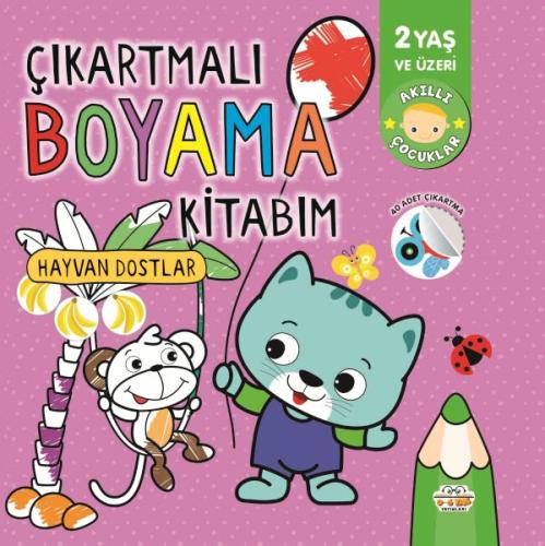 Kurye Kitabevi - Çıkartmalı Boyama Kitabım Hayvan Dostlar