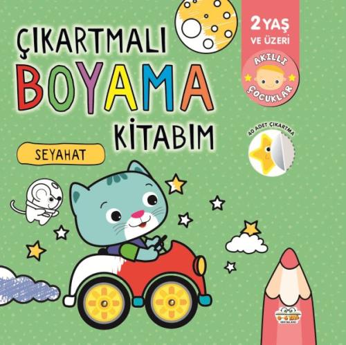 Kurye Kitabevi - Çıkartmalı Boyama Kitabım-Seyahat