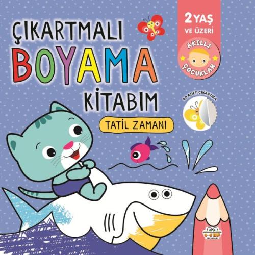 Kurye Kitabevi - Çıkartmalı Boyama Kitabım-Tatil Zamanı