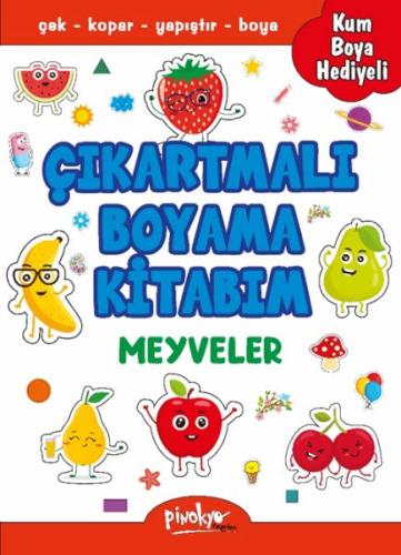 Kurye Kitabevi - Çıkartmalı Boyama Meyveler