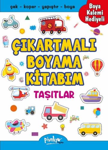 Kurye Kitabevi - Çıkartmalı Boyama Taşıtlar