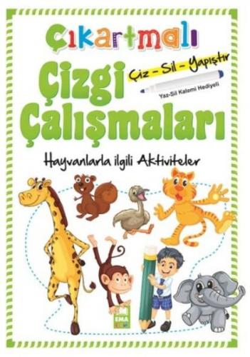 Kurye Kitabevi - Çıkartmalı Çizgi Çalışmaları - Hayvanlarla İlgili Akt