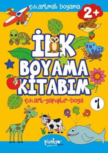 Kurye Kitabevi - Çıkartmalı İlk Boyama Kitabım 2+ Yaş-1