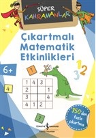 Kurye Kitabevi - Çıkartmalı Matematik Etkinlikleri Süper Kahramanlar