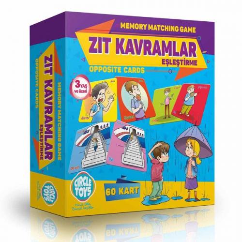 Kurye Kitabevi - Circle Toys Zıt Kavramlar Eşleştirme Oyunu