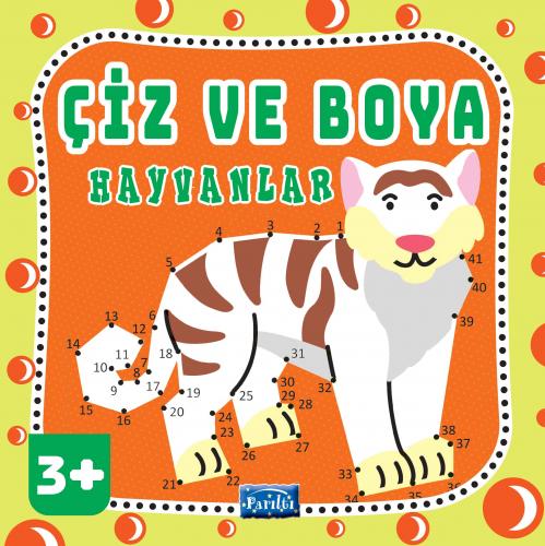 Kurye Kitabevi - Çiz ve Boya Hayvanlar 3 Yaş