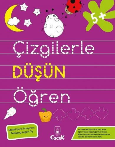 Kurye Kitabevi - Çizgilerle Düşün Öğren 5 Yaş