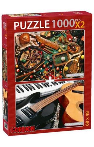 Kurye Kitabevi - Musical İnstruments-Classic Sports 2 X 1000 Puzzle