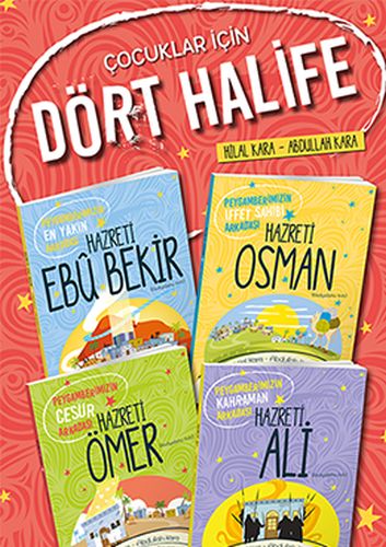 Kurye Kitabevi - Çocuklar İçin Dört Halife-4 Kitap Takım