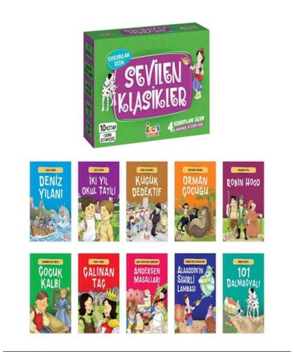 Kurye Kitabevi - Çocuklar İçin Sevilen Klasikler– (10 Kitap+Soru Kitap