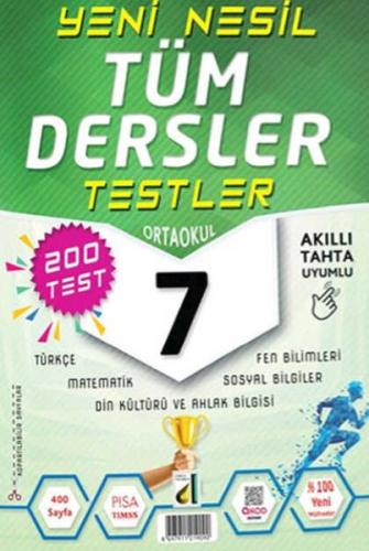 Kurye Kitabevi - Damla Yeni Nesil Tüm Dersler Testler-7. Sınıf