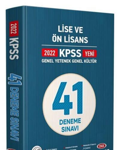 Kurye Kitabevi - Data 2022 KPSS Genel Yetenek Genel Kültür Lise ve Ön 