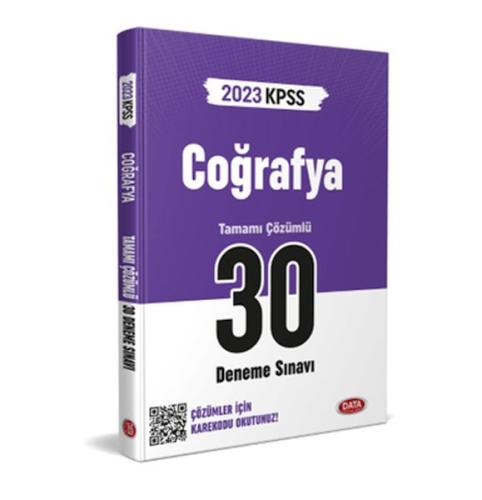 Kurye Kitabevi - Data 2023 Kpss Coğrafya 30 Deneme Sınavı Karekod Çözü