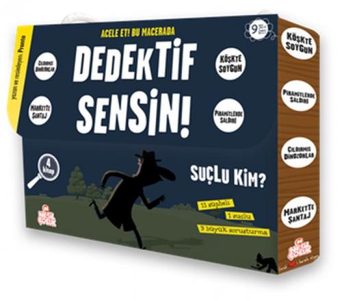 Kurye Kitabevi - Dedektif Sensin-4 Kitap