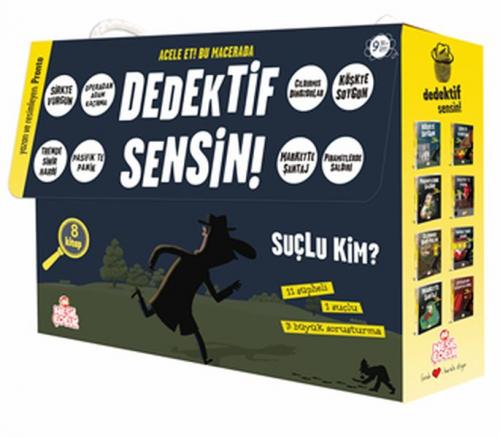 Kurye Kitabevi - Dedektif Sensin İki Seri Bir Arada (8 Kitap)