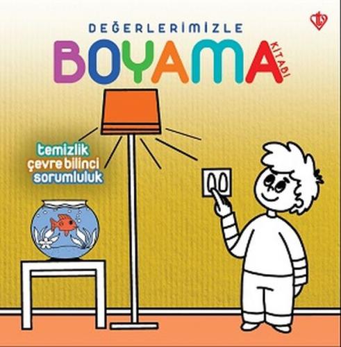 Kurye Kitabevi - Değerlerimizle Boyama Kitabı Temizlik-Çevre Bilinci-S