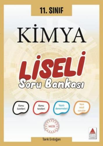 Kurye Kitabevi - Delta 11. Sınıf Kimya Liseli Soru Bankası-YENİ