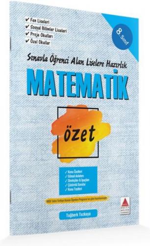 Kurye Kitabevi - Delta TEOG 8. Sınıf Matematik Özet Liselere Hazırlık