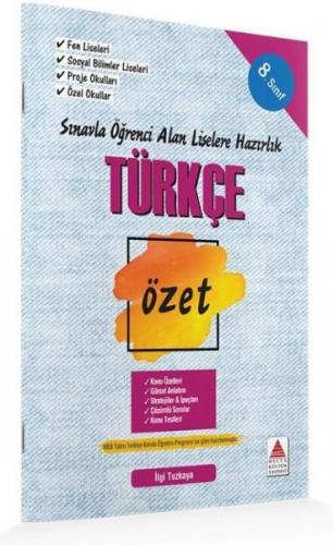 Kurye Kitabevi - Delta TEOG 8. Sınıf Türkçe Özet Liselere Hazırlık