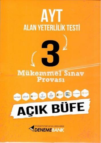 Kurye Kitabevi - DenemeBank AYT Açık Büfe 3 Mükemmel Sınav Provası-YEN