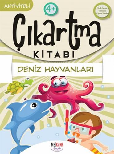 Kurye Kitabevi - Deniz Hayvanları - Çıkartma Kitabı