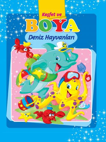 Kurye Kitabevi - Keşfet ve Boya Deniz Hayvanları