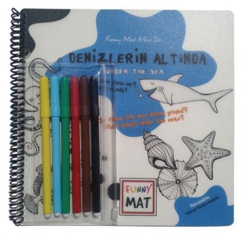 Kurye Kitabevi - Denizlerin Altında - Funny Mat - Mini Set (Aktivite S