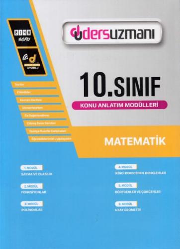 Kurye Kitabevi - Ders Uzmanı 10. Sınıf Matematik Ders Uzmanı Fasikülle