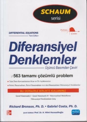 Kurye Kitabevi - Diferensiyel Denklemler Schaum Serisi