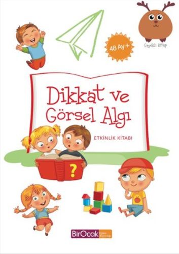 Kurye Kitabevi - Dikkat ve Görsel Algı Etkinlik Kitabı-48 Ay