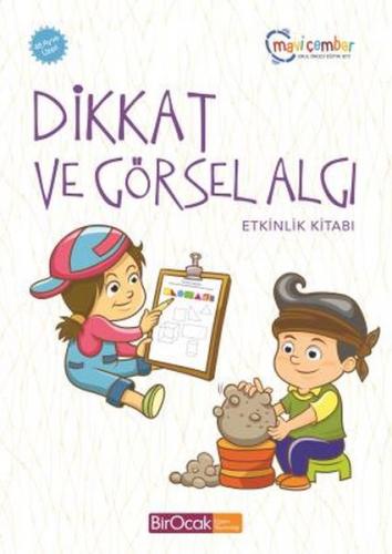 Kurye Kitabevi - Dikkat Ve Görsel Algı Etkinlik Kitabı Mavi Çember 48 