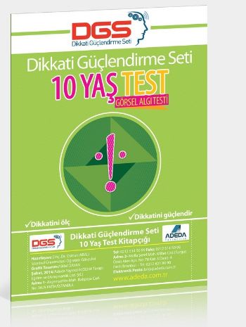 Kurye Kitabevi - Dikkati Güçlendirme Seti 10 Yaş Yaprak Test