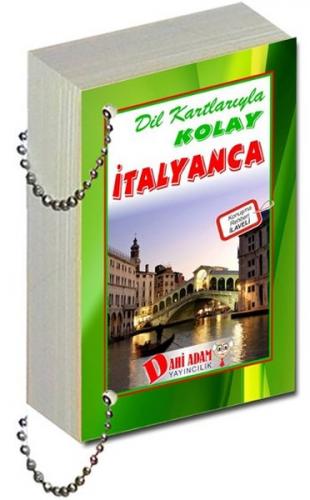 Kurye Kitabevi - Dahi Adam Kolay İtalyanca Dil Kartı