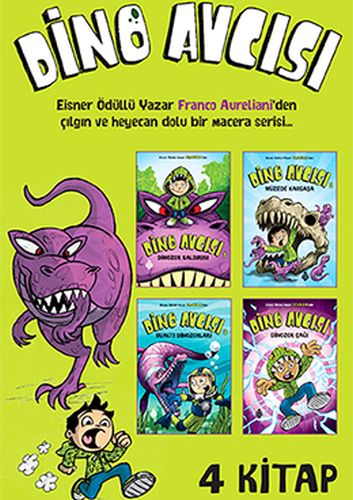 Kurye Kitabevi - Dino Avcısı 4 Kitap Set